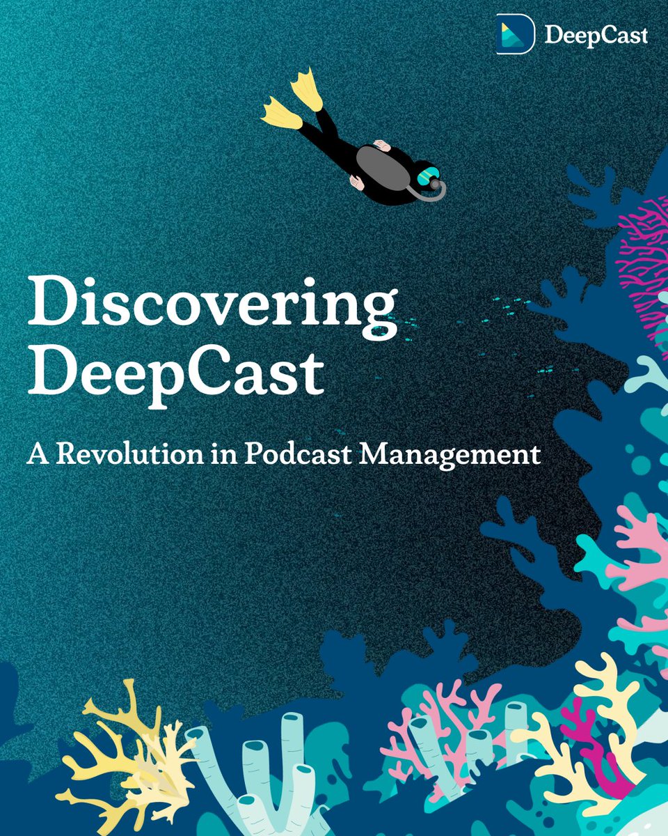 DeepCastCreator's tweet image. DeepCast transforms fleeting podcast moments into lasting knowledge. Our platform makes podcast content searchable, shareable, and memorable—because great insights shouldn&apos;t disappear when an episode ends. 

Discover. Engage. Remember. 

l8r.it/OznJ