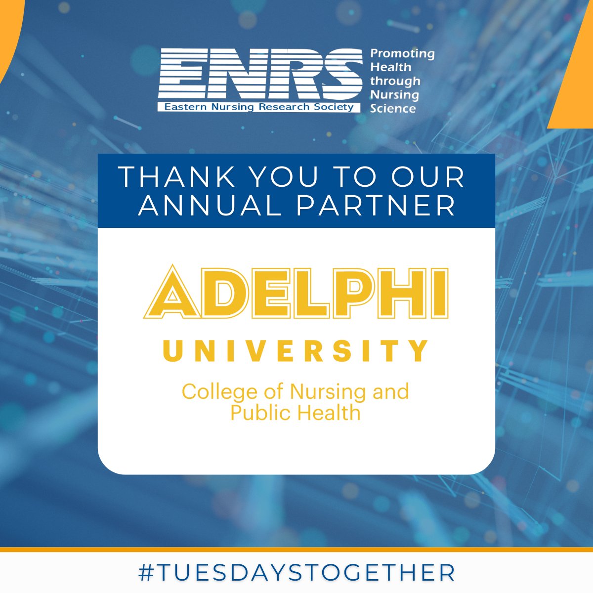 ENRS (@enrs_science) on Twitter photo #TuesdaysTogether - Thank you to our Annual Partner, <a href="/AdelphiU/">Adelphi University</a> College of Nursing and Public Health, for coming together to support #ENRS.
Learn more about <a href="/AdelphiCNPH/">Adelphi College of Nursing and Public Health</a> University here 👉 adelphi.edu #TuesdaysTogether - Thank you to our Annual Partner, <a href="/AdelphiU/">Adelphi University</a> College of Nursing and Public Health, for coming together to support #ENRS.
Learn more about <a href="/AdelphiCNPH/">Adelphi College of Nursing and Public Health</a> University here 👉 adelphi.edu