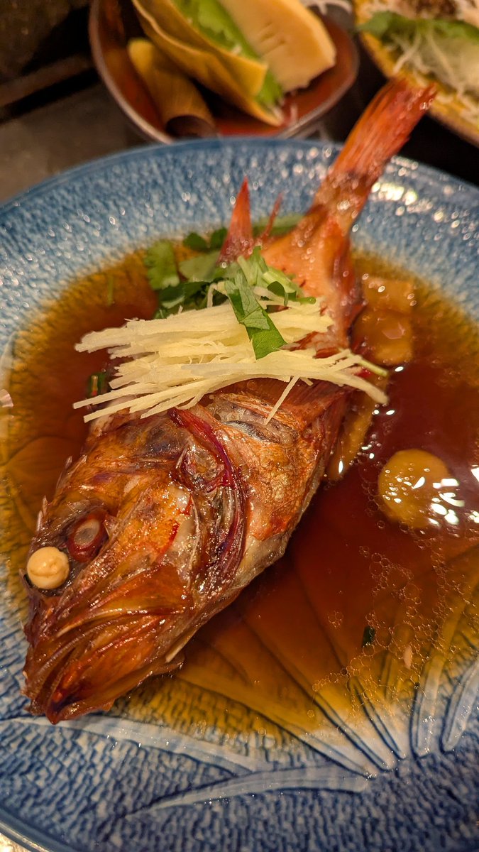 きんきの煮付け990円なーり☺️