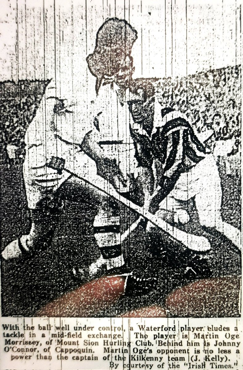 Was looking up something else last night when I saw this: the late Martin Óg Morrissey in action during the 1957 All-Ireland Hurling Final. What a privilege it was to sit with him, surrounded by his many honours, and share the story of his life in #KingsForOneDay. #Déise