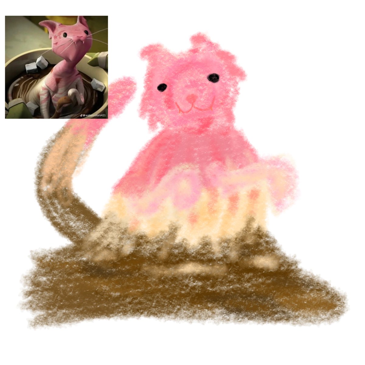 bug_boy_15's tweet photo. My ice cream kitty drawing if you even care #tmnt #icecreamkitty #tmnt2012 https://t.co/cf5FbC26Ab