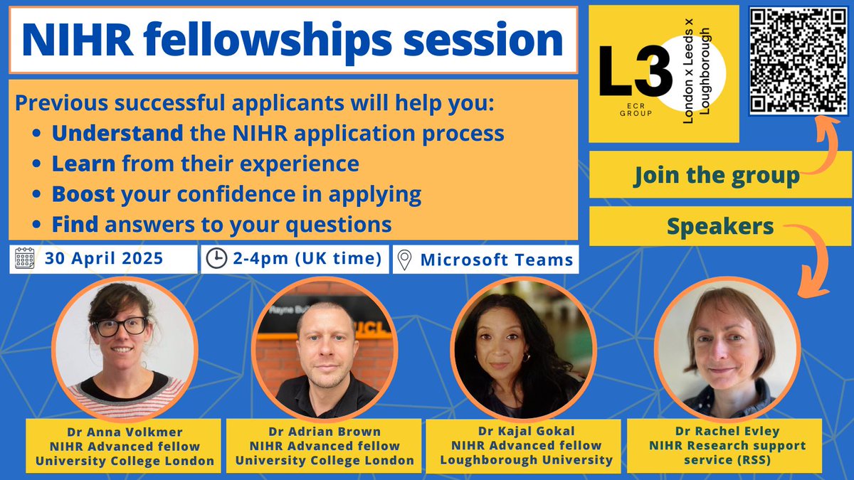 ShihuiYu0523's tweet photo. 👏Meet the fabulous L3👏- L3 Early Career Researcher Fellowship Group! During our ECR event, there is a special section for L3 Group to introduce themselves and share the latest event with us. Stay tuned with us and follow L3 for more! Sign up: https://t.co/Wxl3ZsULm2  #BFDG2025 https://t.co/7lq4sRErSs