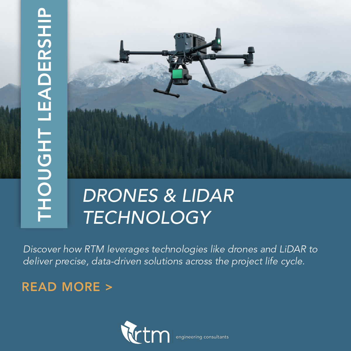 RTM_ENG's tweet photo. Discover how RTM is transforming civil engineering with cutting-edge technology. In our latest white paper, we explore how tools like drones and LiDAR are revolutionizing the way we deliver solutions. 
READ MORE > https://t.co/dbebPbV8cm
#RTMengineering #civilengineering https://t.co/YiVKsU39Na