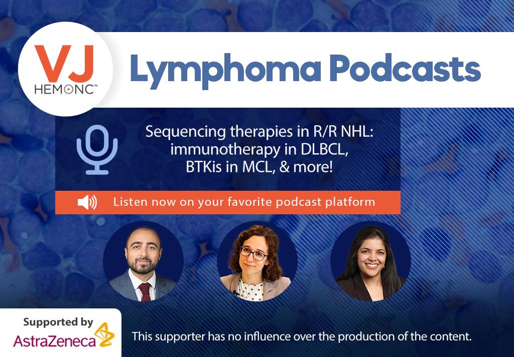 VJHemOnc (@vjhemonc) on Twitter photo Check out our latest podcast on sequencing therapies in R/R NHL🩸✨
Featuring Paolo Strati (<a href="/MDAndersonNews/">MD Anderson Cancer Center</a>), Manali Kamdar (<a href="/mana1981/">manalikamdar</a>), and Gloria Iacoboni (<a href="/gloria_iacoboni/">Gloria Iacoboni</a>)!
🎧Listen here: ow.ly/jlra50VzYGr
#LYMsm #HemOnc #NonHodgkinLymphoma Check out our latest podcast on sequencing therapies in R/R NHL🩸✨
Featuring Paolo Strati (<a href="/MDAndersonNews/">MD Anderson Cancer Center</a>), Manali Kamdar (<a href="/mana1981/">manalikamdar</a>), and Gloria Iacoboni (<a href="/gloria_iacoboni/">Gloria Iacoboni</a>)!
🎧Listen here: ow.ly/jlra50VzYGr
#LYMsm #HemOnc #NonHodgkinLymphoma