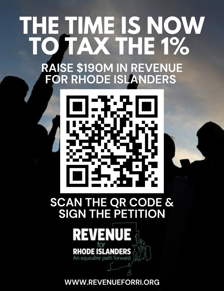EconomicProgressRI (@econprogressri) on Twitter photo On Tax Day, make your voice heard & demand an equitable tax system in RI! Tax fairness can begin by est. a new 3% surtax for the top 1% of filers on their taxable income above $625K. Sign the petition! forms.gle/dKeX7LYpyuiimT…
<a href="/GovDanMcKee/">Governor Dan McKee</a>, @JosephShekarchi, <a href="/SenatorRuggerio/">Dominick Ruggerio</a> On Tax Day, make your voice heard & demand an equitable tax system in RI! Tax fairness can begin by est. a new 3% surtax for the top 1% of filers on their taxable income above $625K. Sign the petition! forms.gle/dKeX7LYpyuiimT…
<a href="/GovDanMcKee/">Governor Dan McKee</a>, @JosephShekarchi, <a href="/SenatorRuggerio/">Dominick Ruggerio</a>