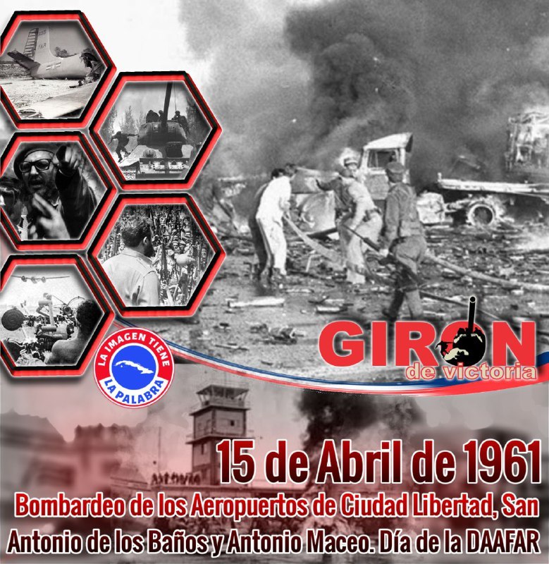 EMPA Granma (@alimgranma2021) on Twitter photo El 15 de abril aviones mercenarios bombardearon 3 aeropuertos cubanos. Era el preludio de la invasión. #CubaViveEnSuHistoria #TenemosMemoria #EMPAGR <a href="/MincinCuba/">Comercio Cuba</a>. <a href="/GrupodAlimentos/">OSDE Grupo de Alimentos</a> <a href="/BetsyDazVelzqu2/">Betsy Díaz Velázquez</a>. <a href="/YudelkisOrtizB/">Yudelkis Ortiz Barceló</a> El 15 de abril aviones mercenarios bombardearon 3 aeropuertos cubanos. Era el preludio de la invasión. #CubaViveEnSuHistoria #TenemosMemoria #EMPAGR <a href="/MincinCuba/">Comercio Cuba</a>. <a href="/GrupodAlimentos/">OSDE Grupo de Alimentos</a> <a href="/BetsyDazVelzqu2/">Betsy Díaz Velázquez</a>. <a href="/YudelkisOrtizB/">Yudelkis Ortiz Barceló</a>