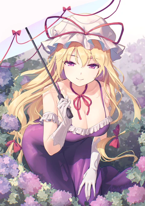 新刊の表紙になる紫様です! 