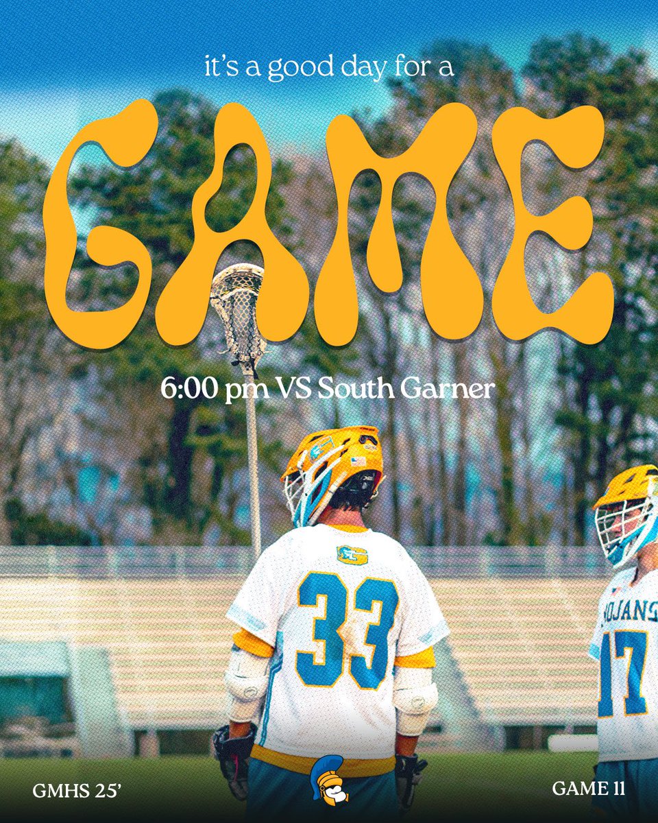 GAMEDAY
🆚: South Garner
🕰️: 6:00
📍: Trojan Stadium
🎟️: GoFan or Trojan Passes