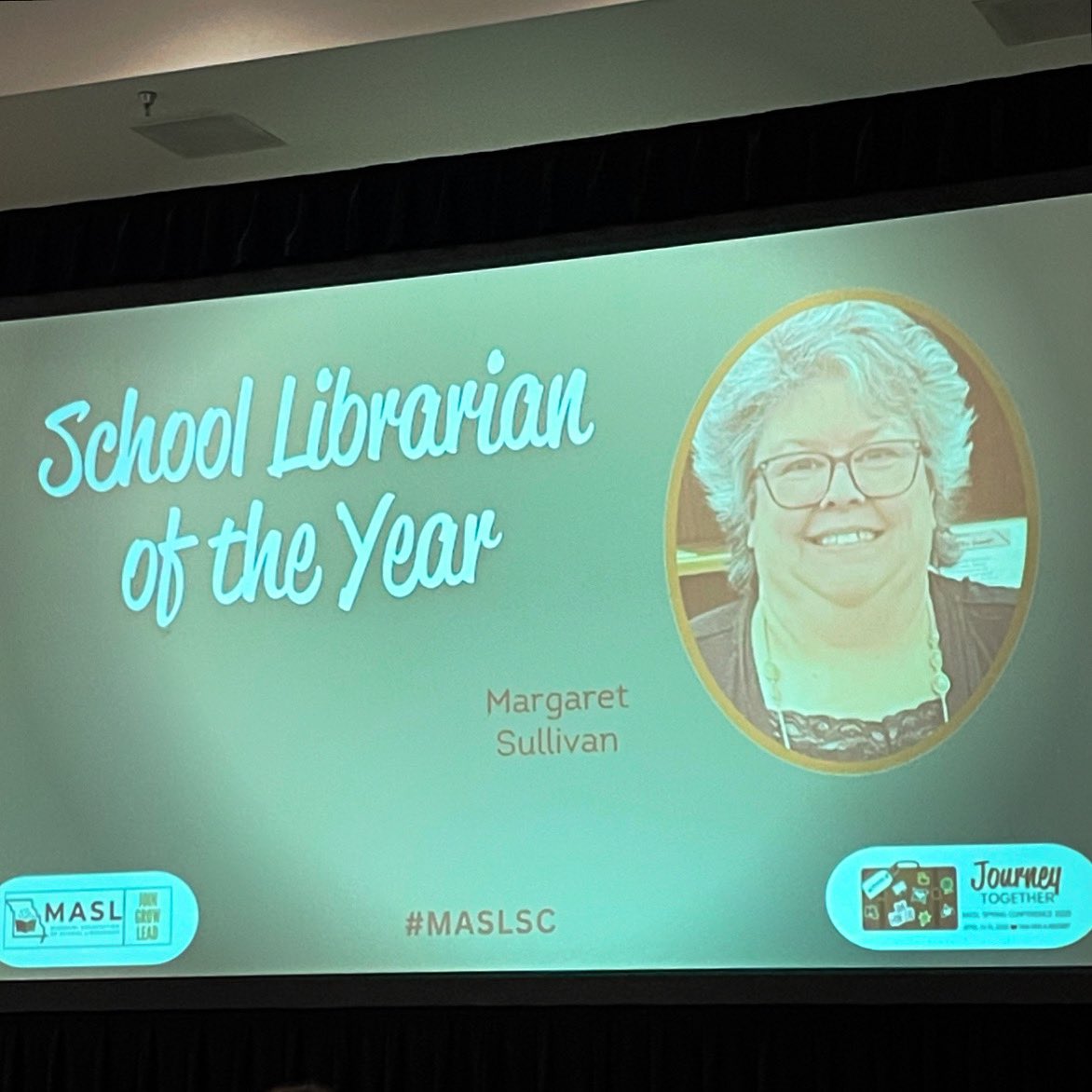 Huge congratulations to Margret Sullivan <a href="/RSHSLibrary/">RSHS Library</a> on being named Missouri Librarian of the Year! There is truly nobody more deserving. Margret is a fierce advocate, a champion of inclusivity, &amp; an unwavering source of support for all. We’re lucky to have her leading the way!
