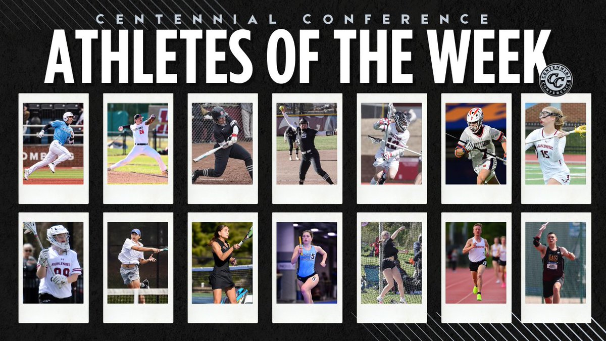 CentennialConference (@centennialconf) on Twitter photo ATHLETES OF THE WEEK
Congrats to this week's #CentConf award winners!
<a href="/ucathletics/">Ursinus Athletics</a> Jayden McKeen & <a href="/SwatAthletics/">Swarthmore Athletics</a> Clay Almgren earned weekly honors for the 3rd time this year
📰 bit.ly/4lCUh1k
#IgnitingGreatness #CCbase #CCsb #CCmlax #CCwlax #CCmten #CCwten #CCtrack ATHLETES OF THE WEEK
Congrats to this week's #CentConf award winners!
<a href="/ucathletics/">Ursinus Athletics</a> Jayden McKeen & <a href="/SwatAthletics/">Swarthmore Athletics</a> Clay Almgren earned weekly honors for the 3rd time this year
📰 bit.ly/4lCUh1k
#IgnitingGreatness #CCbase #CCsb #CCmlax #CCwlax #CCmten #CCwten #CCtrack