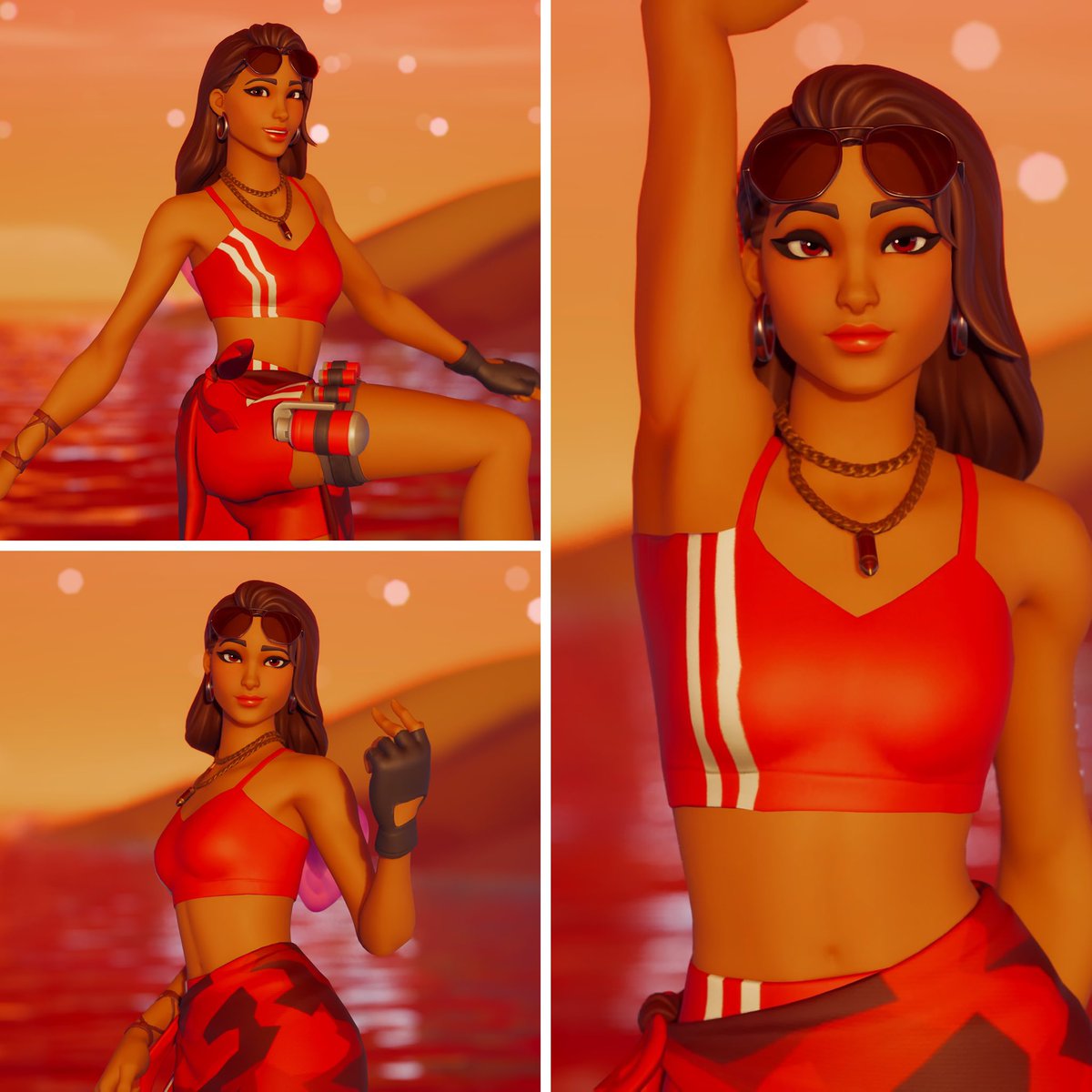 alarmruby's tweet image. | boardwalk ruby 🌊 🏖️ | my main is so beautiful 😍🫶🏼 | #boardwalkruby #fortnite #alarmruby