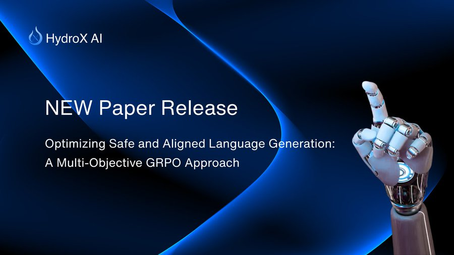 iam_chonchol's tweet image. 🚨 New research alert! 🚨

Dived into a fascinating paper on AI safety: &quot;Optimizing Safe and Aligned Language Generation: A Multi-Objective GRPO Approach.&quot;

Could this be a game-changer for aligning powerful LLMs? 🤔

Check it out: arxiv.org/abs/2503.21819

#AISafety #AIAlignment…