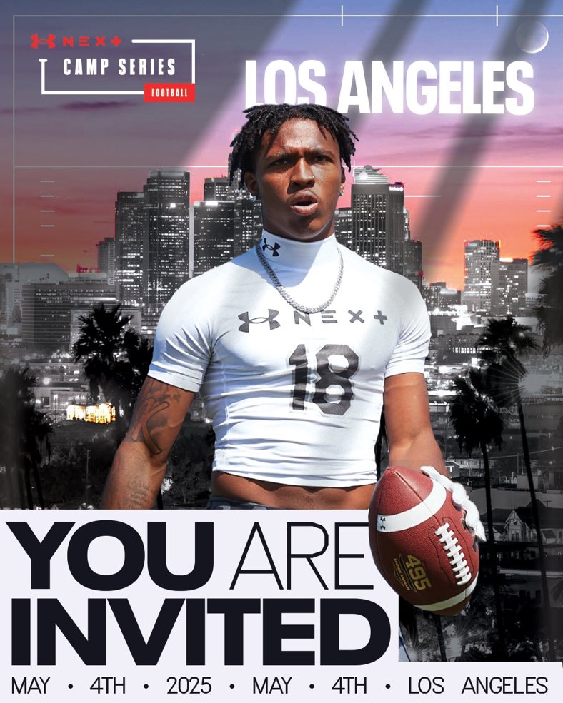 Blessed to receive an invite to the UA next camp Can't wait <a href="/TheUCReport/">Billy Tucker</a>  <a href="/CraigHaubert/">Craig Haubert</a> <a href="/DemetricDWarren/">Demetric D. Warren</a> <a href="/TomLuginbill/">Tom Luginbill 🇺🇸 🏈</a> #UANext 

<a href="/Coach_Galliano/">Aric Galliano</a> <a href="/cjsullivan04/">CJ Sullivan</a> 
#fearthepaw #aztecfast