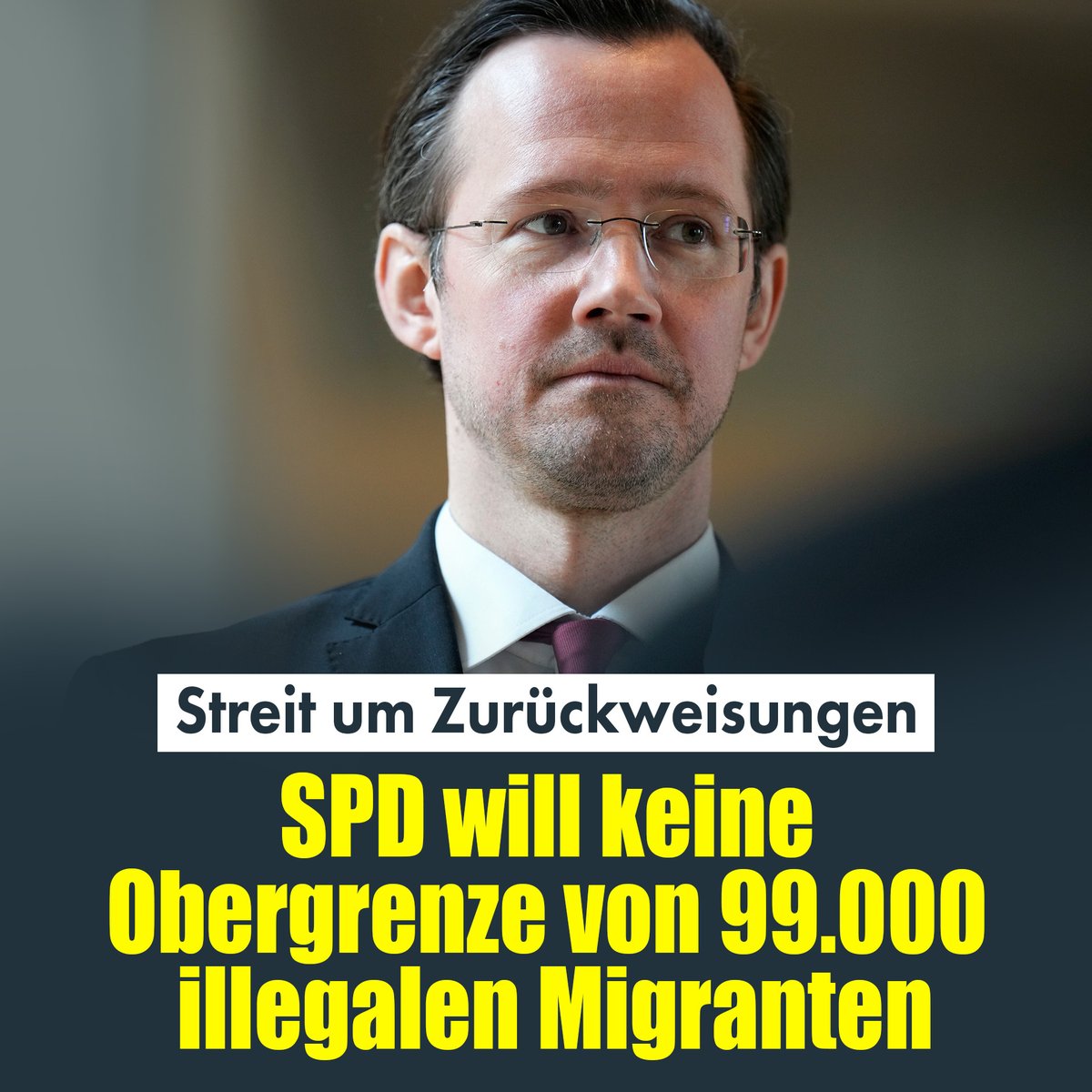 niusde_'s tweet image. SPD-Fraktionsvize Dirk Wiese wies Merz' Forderung nach einer Maximalzahl von Asylbewerbern zurück: „Eine Obergrenzen-Diskussion wie in den vergangenen Jahren halte ich für unsinnig.“
nius.de/live-tickers/l…
