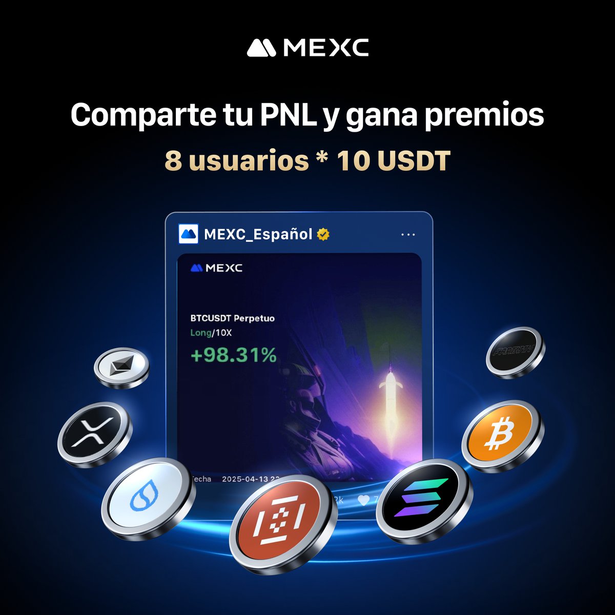 🔥¡Opera y gana premios! 💸

📝Cómo participar:
1️⃣ Opera en cualquiera de estos pares: $SOL, $XRP, $ETH, $SUI, $BTC, $FARTCOIN, $KERNEL
Comparte tu PNL en los comentarios de X o en Telegram. 📲
2️⃣ Rellena el formulario aquí:gleam.io/kP0Rw/comparte…

⏰ Finaliza el 19 de abril a