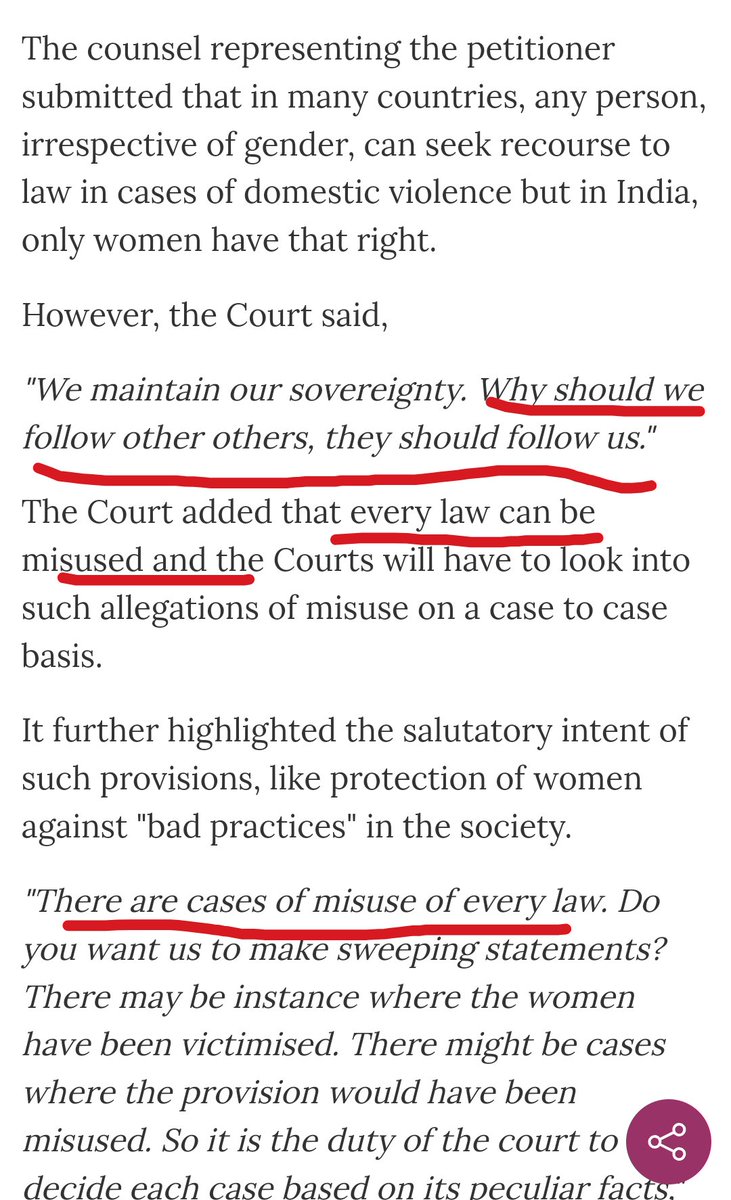 Man4Community's tweet image. I think leaders, people who are admired are only followed, no?
Comments should atleast be practical n sensible.
#judiciaryreforms 

lawtrend.in/supreme-court-…