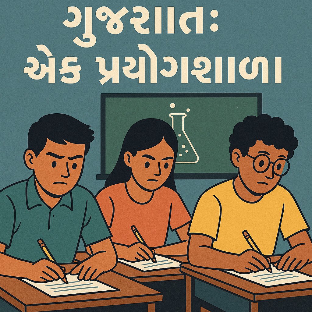 ગુજરાત તમામ પરીક્ષાઓની "#પ્રયોગશાળા" નું એપિસેન્ટર બનતું જાય છે.

✍️દર પરીક્ષા વખતે કોઈ નવા નવા #અખતરા કરવામાં આવે છે...

✍️કોઈપણ ભરતી બોર્ડ હોઈ, #GPSC #GPSSB #GSSSB #GPRB કે #GSEB....... પોતાના માનિતા લોકોને સેટ કરવા નવા નવા ગેરરીતિ ના મોડલ તૈયાર કરવામાં આવે છે. 

✍️જાહેર કરેલ