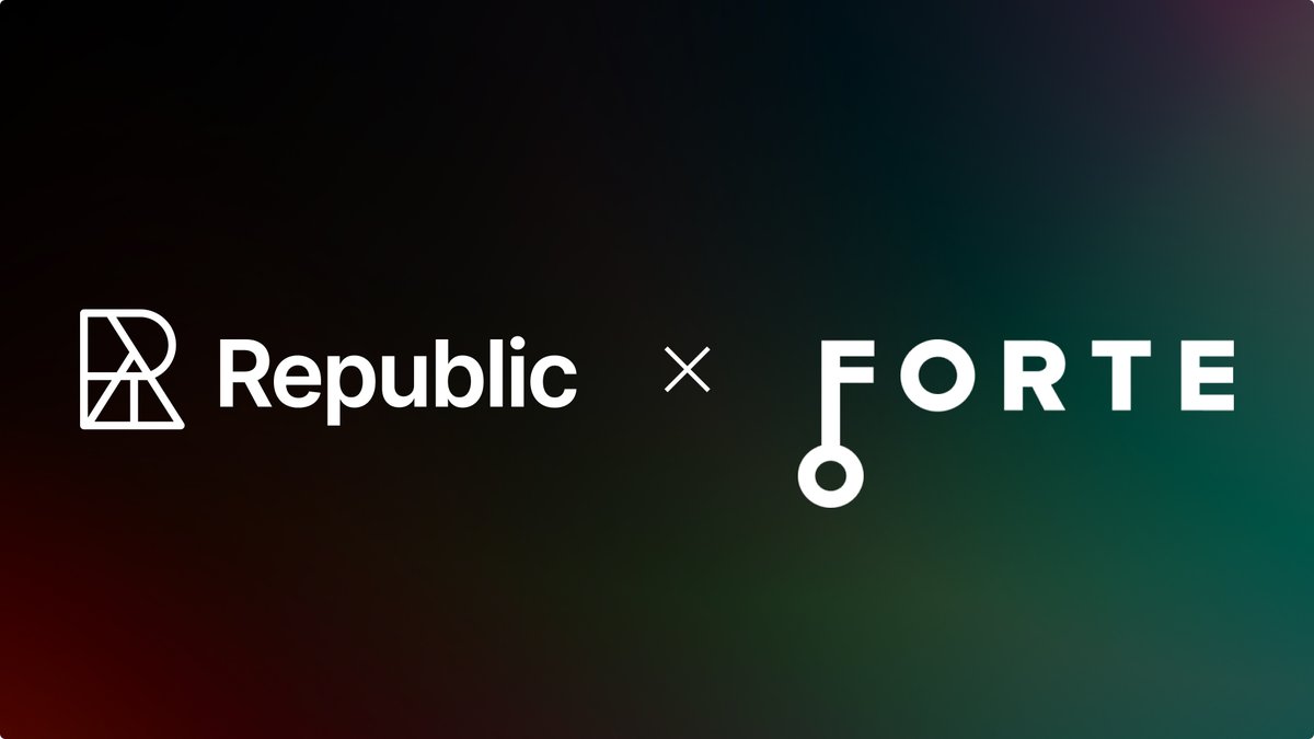 🚀 Big News: Republic x Forte  

💫 We’re excited to announce that <a href="/RepublicCrypto/">Republic Crypto</a> is collaborating with <a href="/FortePlatform/">Forte</a> on a tokenomics deep dive—analyzing and optimizing Forte’s token &amp; mechanism design! 👀