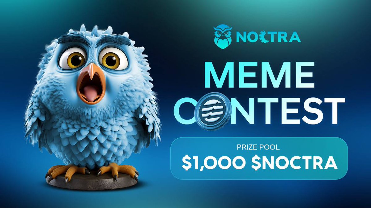 Noctra_protocol's tweet image. Meme Contest is Live! Show your creativity &amp;amp; win $$$

Prizes: $1000 in $NOCTRA tokens 🔥
🥇 1st place: $500 in $NOCTRA 
🥈 2nd place: $300 in $NOCTRA
🥉 3rd place: $200 in $NOCTRA

📌 How to Participate:

1️⃣Follow &amp;amp; tag @Noctra_protocol in your post.
2️⃣ Create a funny, creative,…