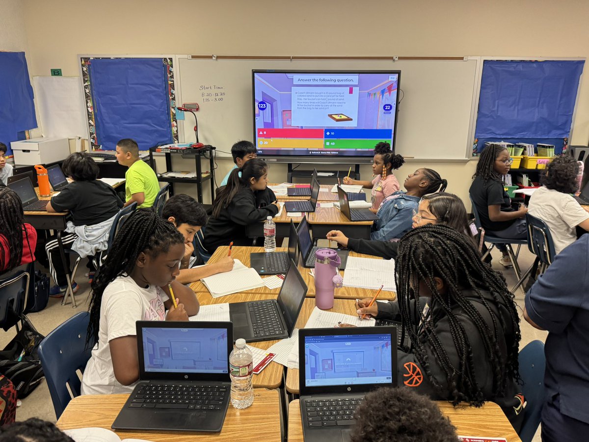 Roger Castillo M.Ed. (@roger_thedodger) on Twitter photo The 5th Grade Math team continues with their STAAR plan. Learners get to be Detectives for Error Analysis and they exercise their competitive spirits with Kahoot. <a href="/CypresswoodES/">Cypresswood Elementary</a> <a href="/MRSRICHARDS0N/">Sarah Richardson</a> <a href="/TrentGJohnson/">Trent Johnson</a> <a href="/roopasan/">Roopa Santosh</a> The 5th Grade Math team continues with their STAAR plan. Learners get to be Detectives for Error Analysis and they exercise their competitive spirits with Kahoot. <a href="/CypresswoodES/">Cypresswood Elementary</a> <a href="/MRSRICHARDS0N/">Sarah Richardson</a> <a href="/TrentGJohnson/">Trent Johnson</a> <a href="/roopasan/">Roopa Santosh</a>