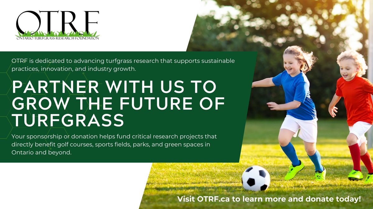 🌱 The #OTRF advances turfgrass research, sustainability &amp; innovation—but we need your support!

💚 Become a Platinum Sponsor or Make a Donation to support #turfgrass advancements and showcase your commitment to the industry.

Visit l8r.it/0cuv to learn more!