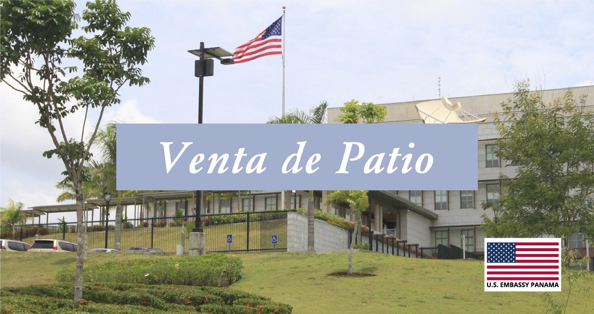 USEmbPAN's tweet image. 🔁 📅 El sábado 17 de mayo de 8:00 a.m. a 12:00 p.m. tendremos nuestra #VentaDePatio dentro de los estacionamientos internos de nuestra embajada. ¡No pierdas la oportunidad de obtener excelentes artículos a muy buenos precios!