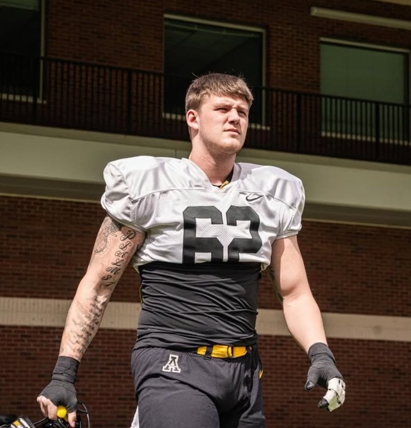 I am thankful for my time at App State and the relationships forged there. The Rock will always hold a special place in my heart, that being said, its time to start a new chapter,  so im entering the transfer portal with 4 years eligibilty remaining. Looking forward to the future