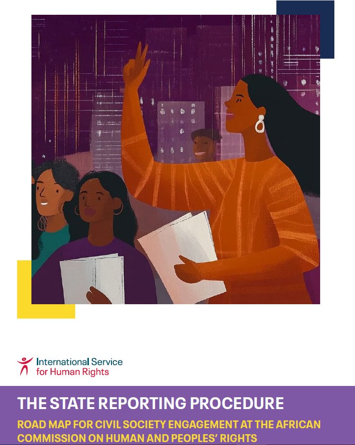 ISHR launches updated Road map on civil society engagement at the African Commission 📢 
Developed for defenders, it provides an overview of the challenges and opportunities when engaging with the State reporting procedure of the <a href="/achpr_cadhp/">African Commission on Human and Peoples' Rights</a>.

➤ Info: ishr.ch/latest-updates…
