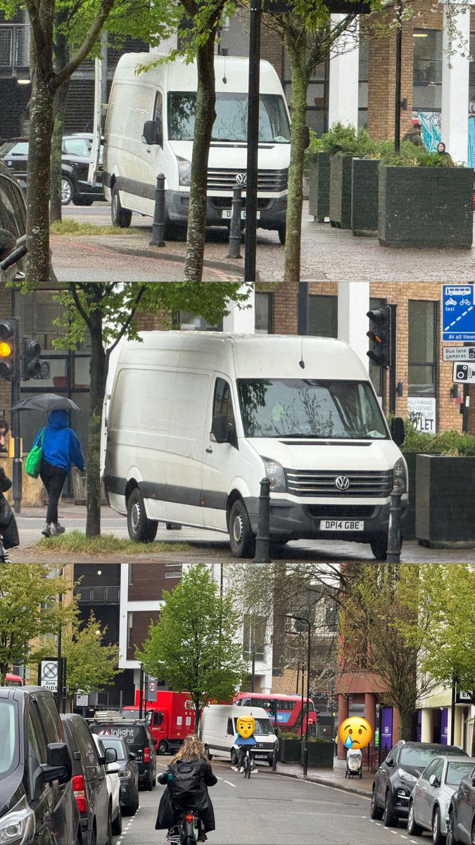 Pavement driving is not just inconvenient, it's illegal &amp; dangerous. We want safe and accessible streets behind Hackney New Primary School
#HackneyWalks #ReclaimOurStreets #PavementDriving #PavementParking 
#AccessibilityMatters
<a href="/SarahWoodberryD/">Sarah J Young</a> <a href="/willnorman/">Will Norman</a> <a href="/TfL/">TfL</a> <a href="/hackneycouncil/">Hackney Council</a>
