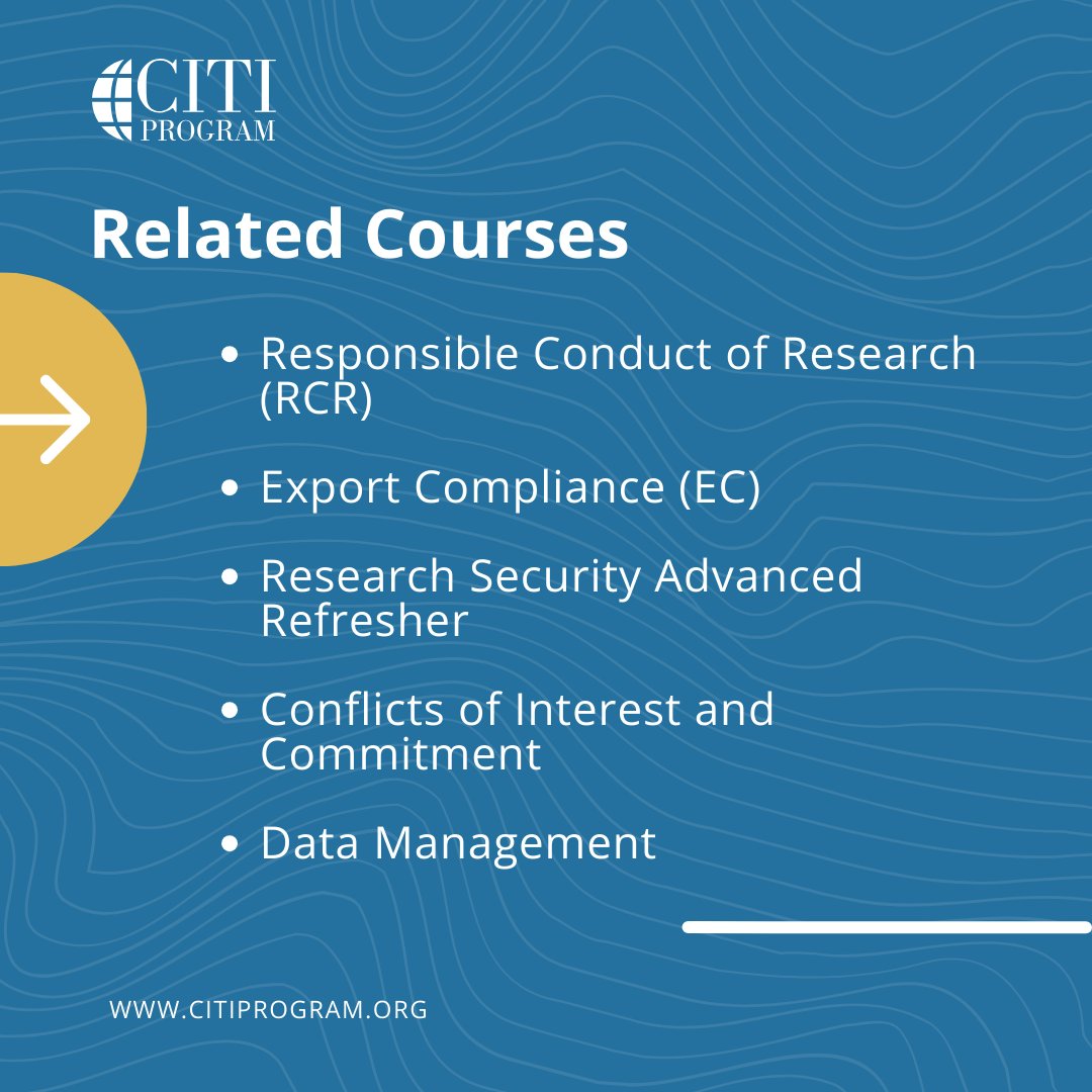 citiprogram's tweet photo. Are your researchers in need of research security training? Our new single-module “Research Security: A Basic Course” is an ideal option for researchers and others who conduct fundamental or open research.
#ResearchSecurity #ResearchBestPractices