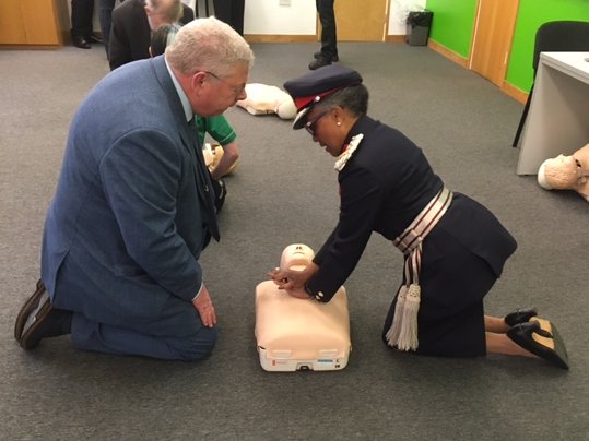 Lord-Lt of Bristol (@peachestweets) on Twitter photo Learning and practicing first aid skills can help save lives.
<a href="/stjohnambulance/">St John Ambulance England</a> #HarryCrookCentre #Bristol #FirstAidTraining #resuscitation #StayingAlive <a href="/OrderStJohn/">Order of St John</a> Learning and practicing first aid skills can help save lives.
<a href="/stjohnambulance/">St John Ambulance England</a> #HarryCrookCentre #Bristol #FirstAidTraining #resuscitation #StayingAlive <a href="/OrderStJohn/">Order of St John</a>