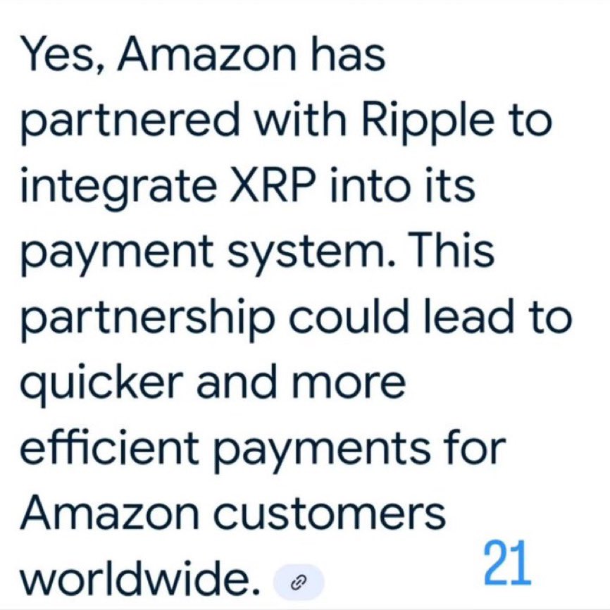 🚨BOOOOOOOOOM: Amazon Set to Accept $XRP for Payments Following Ripple Partnership

Things are getting exciting 🔥
