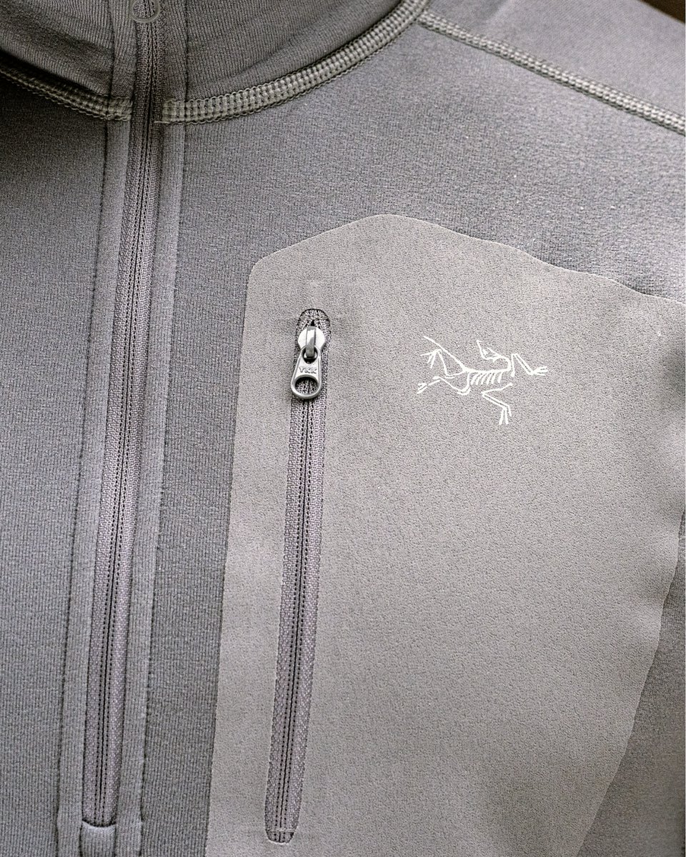 Cold mornings, steep climbs, unpredictable weather your gear should handle it all. The @arcteryx Rho Heavyweight Zip Neck with Polartec®️ Power Stretch™️ Pro offers four-way stretch, breathability &amp; shape retention. Warmth without compromise. 
#Polartec #ArcTeryx