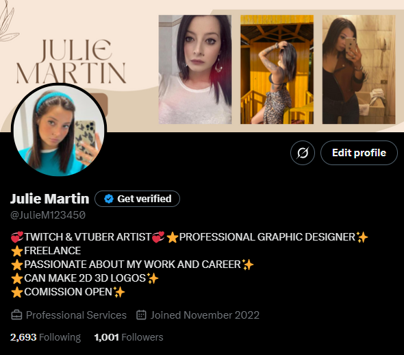 JulieM123450's tweet photo. Thank you so much ❤️for completing my 1k Followers 🔥🥳
#followergoal
#genzie
#2kmilestone
@Ninja https://t.co/KR1J8OTTQt