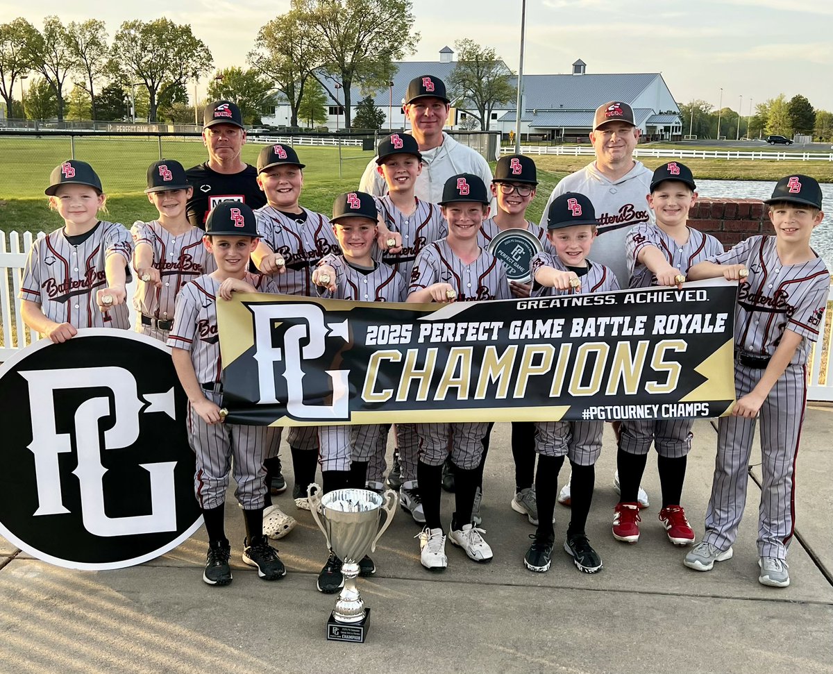 BattersBox's tweet image. Huge congrats to Batters Box 10U Black on going 5-0 and winning the championship this weekend in Southaven, MS! 🏆 #champs #reptheBox

🏅 Shout out to Easton Patton for being named tournament overall MVP!
@SnowdenBaseball
