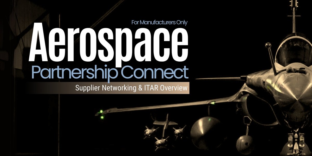 TMACdfw.org (@tmac_org) on Twitter photo Join #TMACMetroplex for the Aerospace Connect Partnership event for manufacturers! Connect with:
- UTARI
- Cross Timbers Apex Accelerator
- SBA 
- Fort Worth Economic Development
- UTA Fort Worth
- SATOP 
- TechFW
Register here: eventsquid.com/event/27718 Join #TMACMetroplex for the Aerospace Connect Partnership event for manufacturers! Connect with:
- UTARI
- Cross Timbers Apex Accelerator
- SBA 
- Fort Worth Economic Development
- UTA Fort Worth
- SATOP 
- TechFW
Register here: eventsquid.com/event/27718