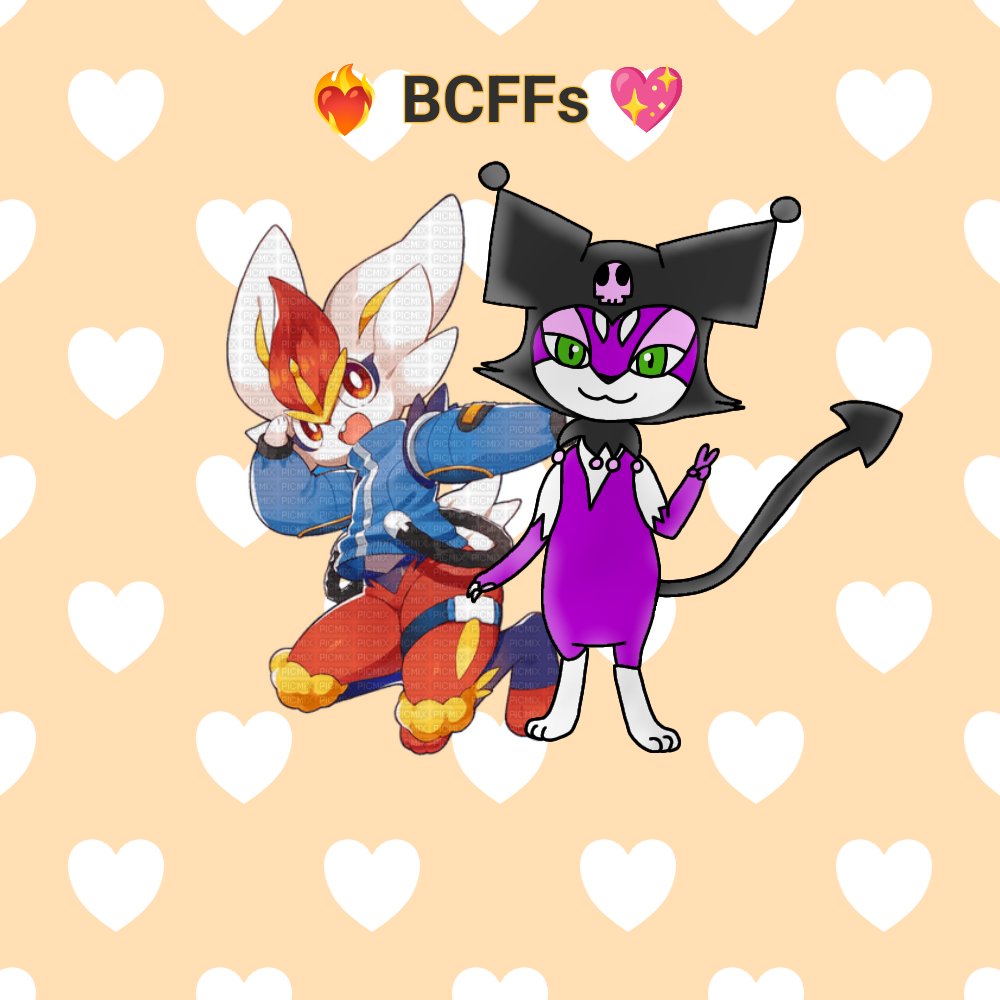 ScenieCabbie's tweet photo. Kuromi Purrloin and her old BCFF Cinderace 🐱😈🦋🐰♣️♦️♠️🃏🔥⚽💖❤️🔥✌🏻
#KuromiPurrloin #Kuromi #Purrloin #Cinderace #DigitalArt #FixingArt #TracingArt #ChangingArt #Pokèmon #Sanrio #BCFFS #PokeGirls #AUArt #BunnyGirls #PurrloinVerse #AnimeArt #OldTimes #CharacterFusion #Exes https://t.co/0vO0iKSCdA