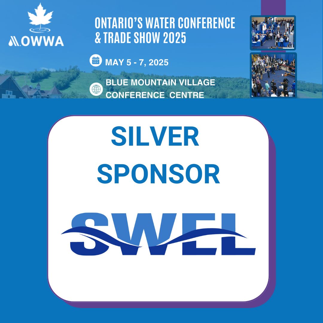 We are proud to recognize SWEL as a Silver Sponsor of the 2025 Ontario’s Water Conference &amp; Trade Show. Your support drives innovation, collaboration, and growth in the water industry!         

#OWWA25 
#Sponsorship 
#WaterIndustry