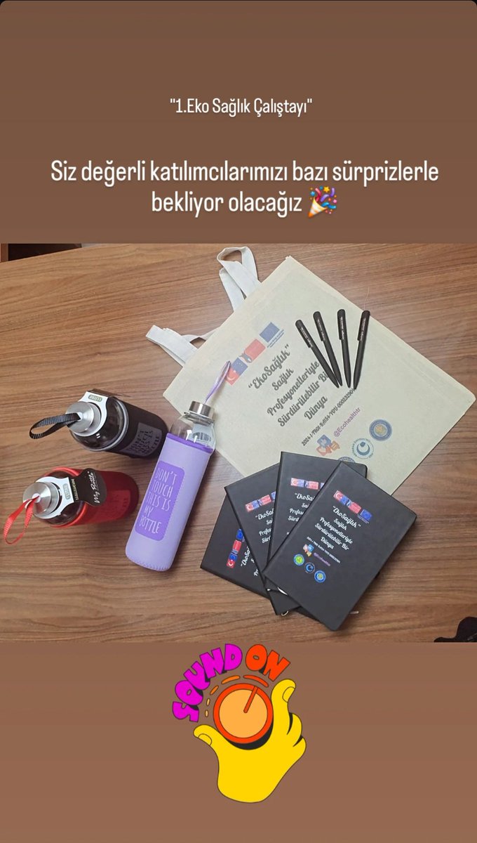 1.Eko Sağlık Çalıştayı 👇📝