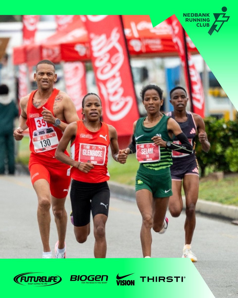 Green domination from start to finish! 💚

Records shattered, and podiums conquered, as our Elite Nedbank Running Club Team lit up races across the country this weekend. Read all about the incredible performances on our website  #GreenDreamTeam