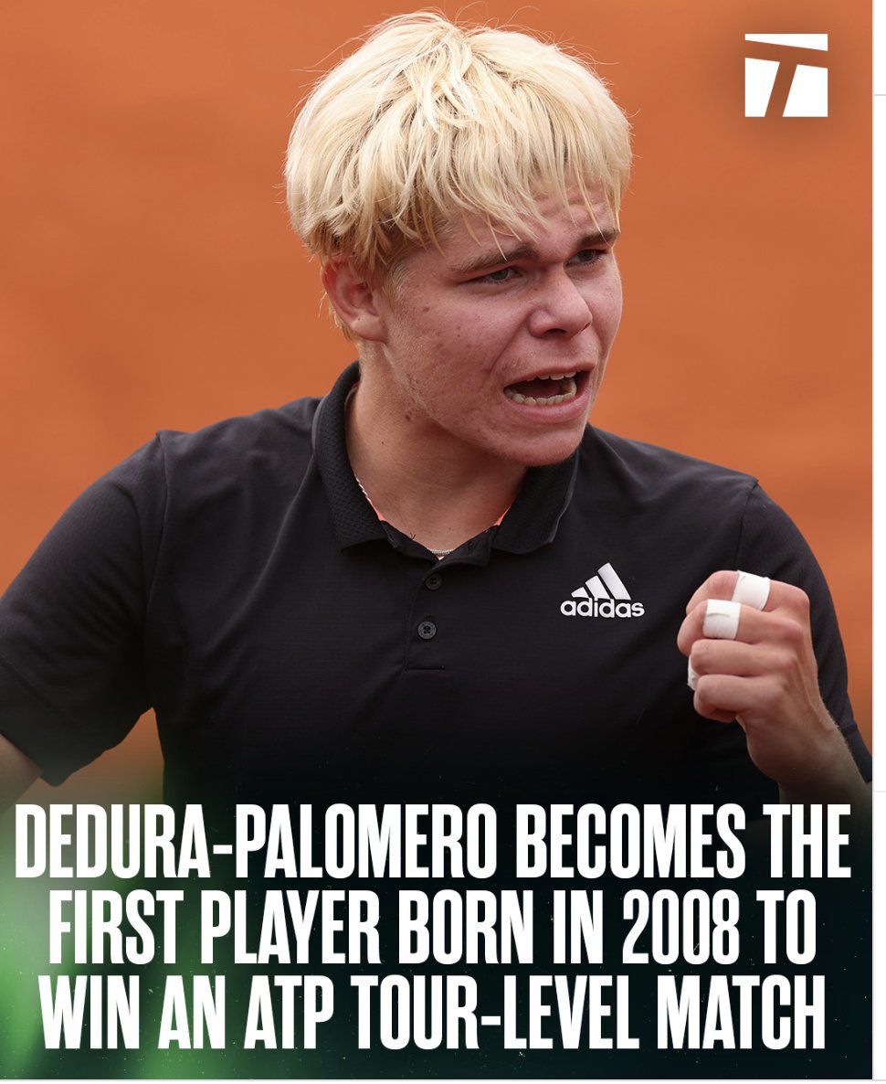 Diego Dedura-Palomero, 17 from Germany hd his first ever tour-level match win - 7-6(2), 3-0 after Shapovalov retired.
#BMWOpen