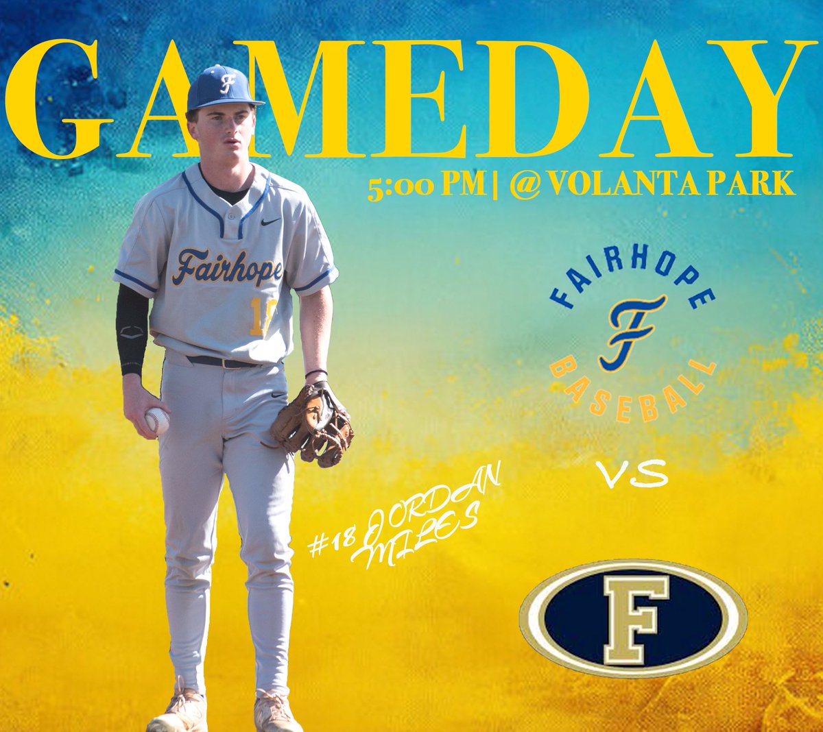 Pirates host Foley in the final area series of the season!

🆚Foley
⌚️5:00 PM
📍Volanta Park

#GoPirates🏴‍☠️