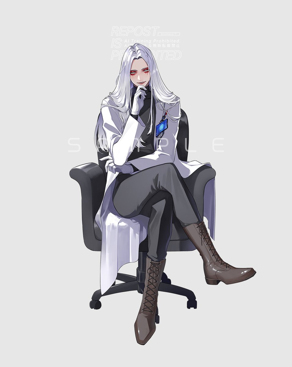 お仕事報告】 Dr.ギガさまのLive2Dビジュアルとアクスタのイラストを