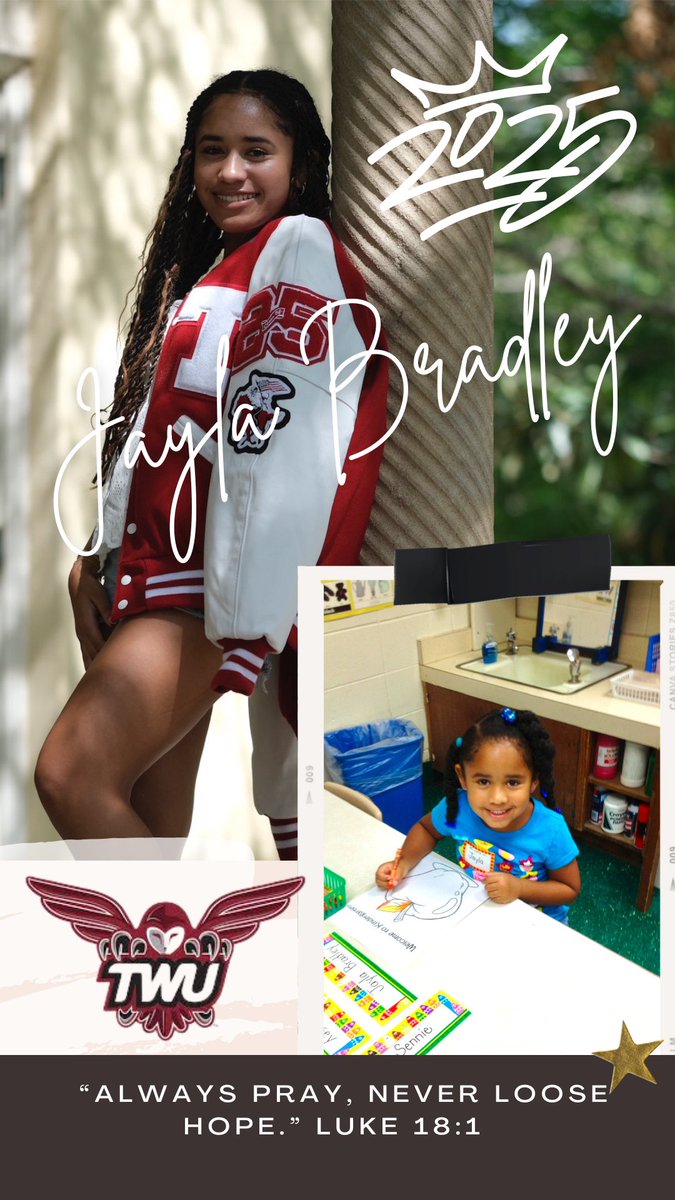 ⭐️ Senior Spotlight ⭐️

Jayla Bradley, will be attending Texas Woman’s University majoring in Biology. 

Thank you for the 4 years of commitment!