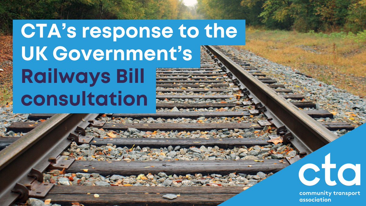 Community Transport Association (@ctauk1) on Twitter photo Community Transport is too often left out of rail reform — and passengers lose out.
<a href="/kellyjamesdavid/">David Kelly 🏳️🌈🏳️⚧️</a> shares our response to the Railways Bill and a vision for true integration.
<a href="/transportgovuk/">Department for Transport</a> <a href="/Heidi_Labour/">Heidi Alexander MP</a> — we need a seat at the table.
🔗 lnkd.in/dnHmfckz #RailReform Community Transport is too often left out of rail reform — and passengers lose out.
<a href="/kellyjamesdavid/">David Kelly 🏳️🌈🏳️⚧️</a> shares our response to the Railways Bill and a vision for true integration.
<a href="/transportgovuk/">Department for Transport</a> <a href="/Heidi_Labour/">Heidi Alexander MP</a> — we need a seat at the table.
🔗 lnkd.in/dnHmfckz #RailReform