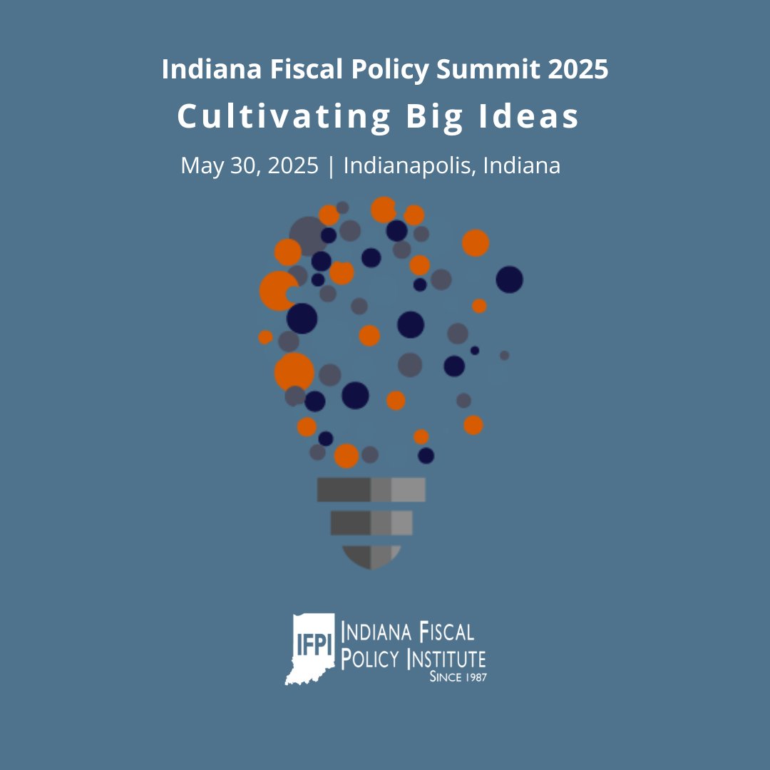 We're just six weeks away from our Policy Summit 2025: Cultivating Big Ideas. At this year's event, we will be focusing on healthcare policy and education/workforce policy. Learn more and register at indianafiscal.org/event-5937482