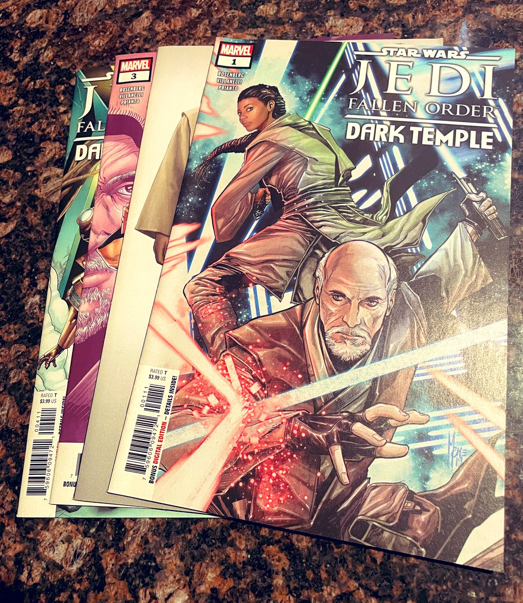 ScarifPodcast's tweet photo. #ComicTalk
One set of books that surprised me was the #Marvel #JediFallenOrder series. It didn’t fall into the trope filled lazy writing category where lines from the OT are regurgitated. Anyone else read it? https://t.co/knH9PKYnsl