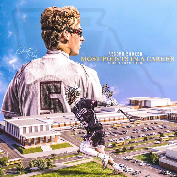 Senior Gantt Jones <a href="/gantt_jones2025/">Gantt Jones</a> has broken both the Lakeside school and  Columbia county record for most goals in a career and most points in a career!  We are excited and proud of this accomplishment.  Congratulations on an outstanding high school lacrosse career!