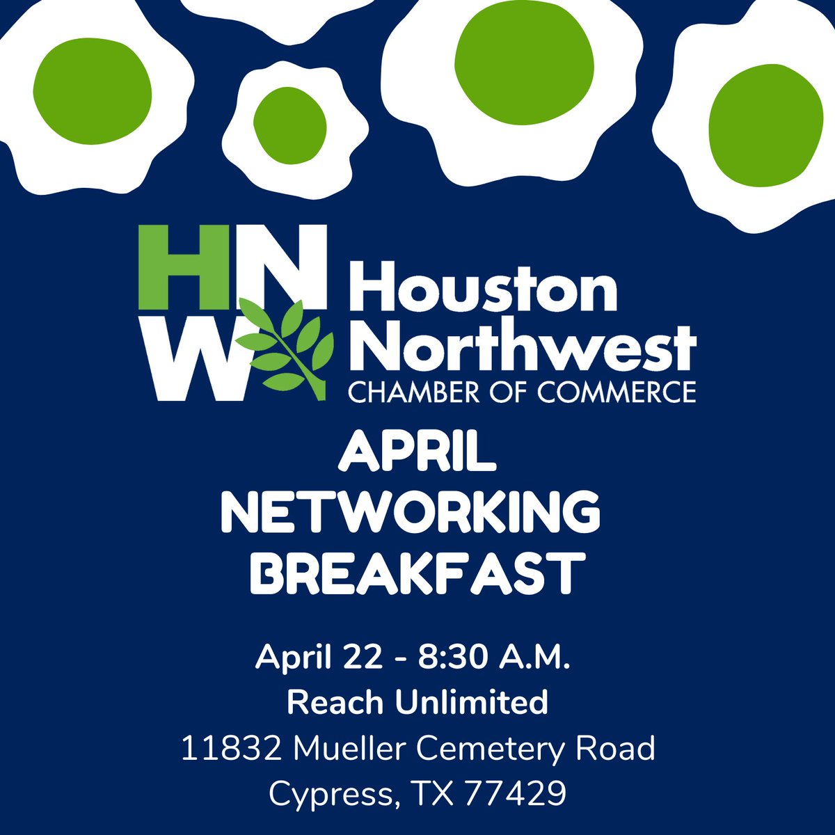 Don't forget to sign up for next week's networking breakfast hosted by Reach Unlimited! We are looking forward to seeing you there!

Register: bit.ly/AprilNetwork25