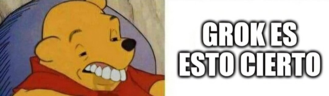 Lo aburrido y predecible que es, a la vez que lamentable que ya no puedes ver un post sin un spam de "¿Grok, es cierto?" "Grok explícamelo" a cosas básicas que cualquiera con el cerebro en su sitio podría comprender o googlear.